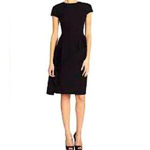 Teri Jon peplum asymmetrical skirt